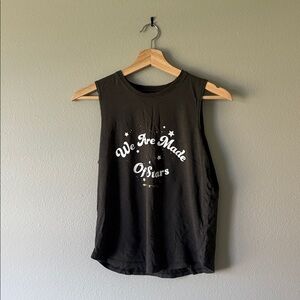 Spiritual Gangster Charcoal Sleeveless Graphic Tank Top